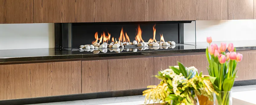 Double-height Fireplace Design Refurbishment in Alum Rock, California